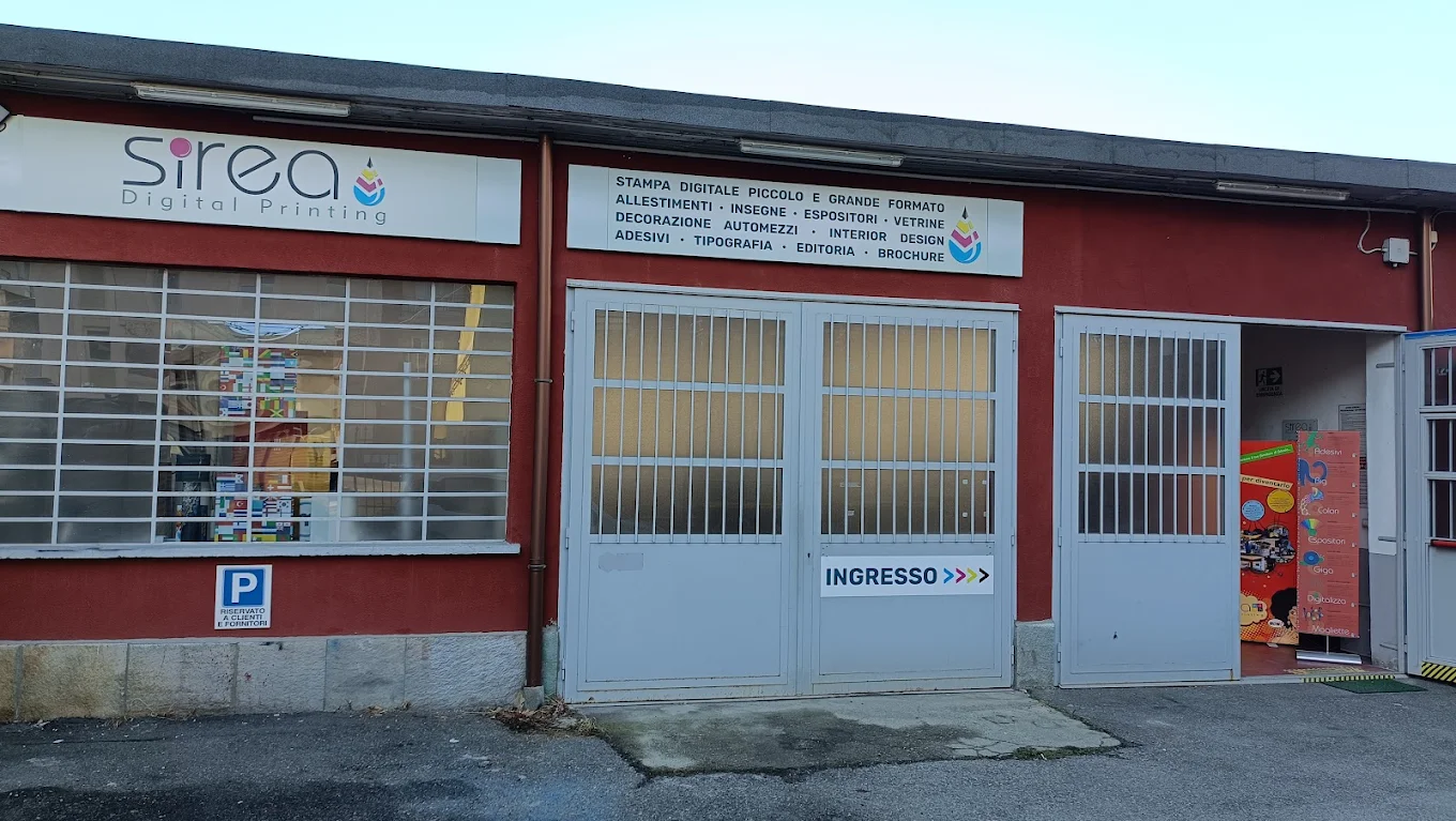 La sede di SIREA Digital Printing — Via Somalia 22, Torino